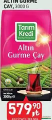 TARIM KREDİ ALTIN GURME SİYAH ÇAY 3000 G indirimli fiyat TARIM KREDİ ALTIN GURME SİYAH ÇAY 3000 G fiyat ve kampanya bilgisi